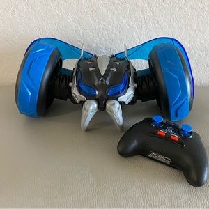 New Bright R/C Acrobat 10" Stunt Vehicle & Remote Blue Black